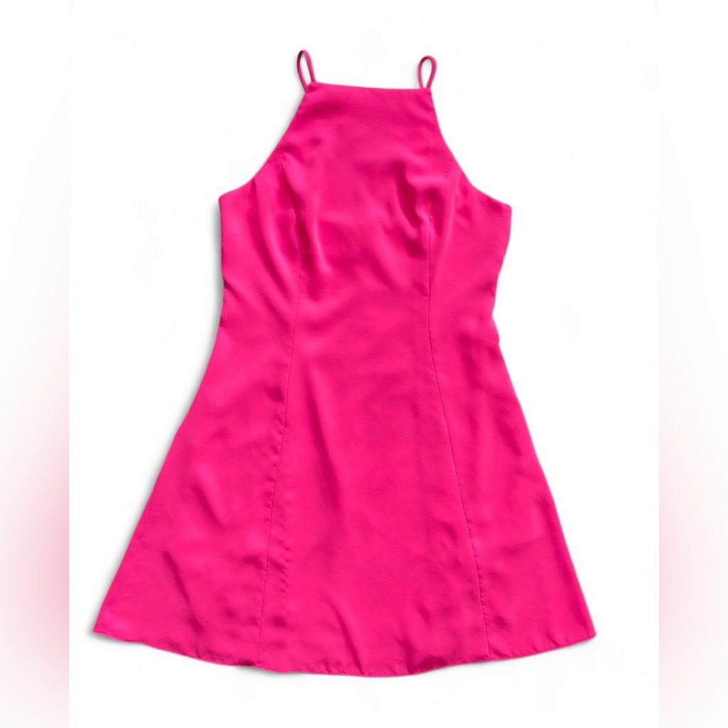 Amanda Uprichard Hot Pink Mini Dress. Sz Small